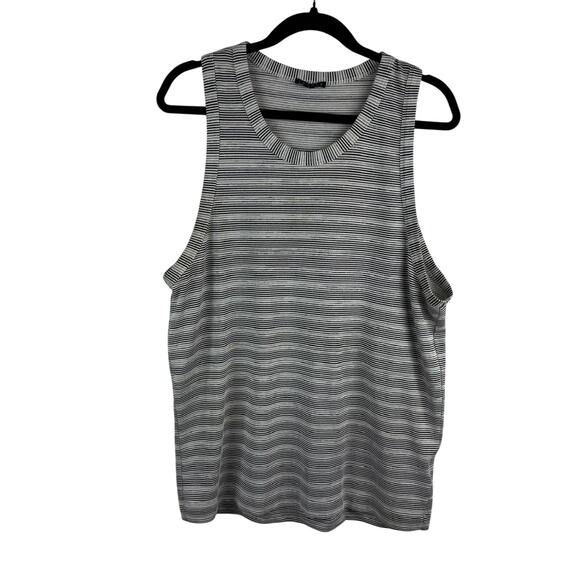 Theory Tank Men's M Gray Round Neck - Picture 1 of 4